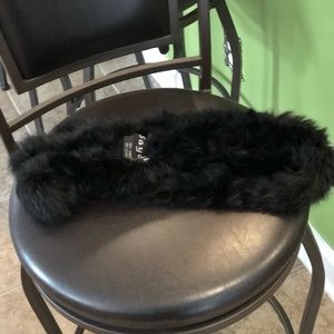 Rabbit fur scarf